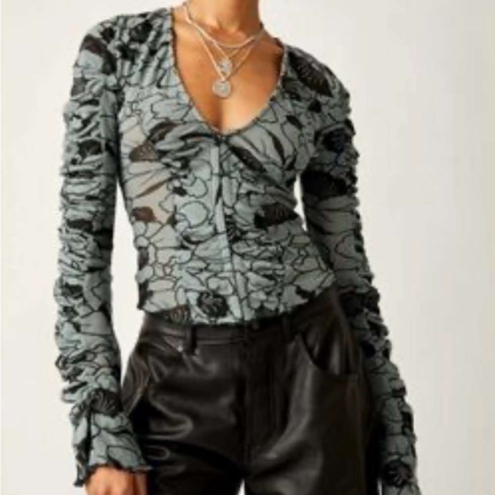 Free People ruched top